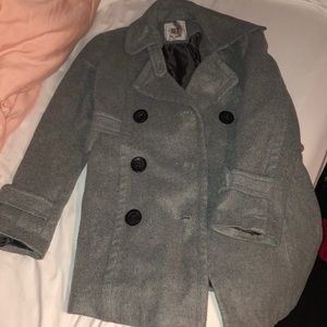 Gray coat